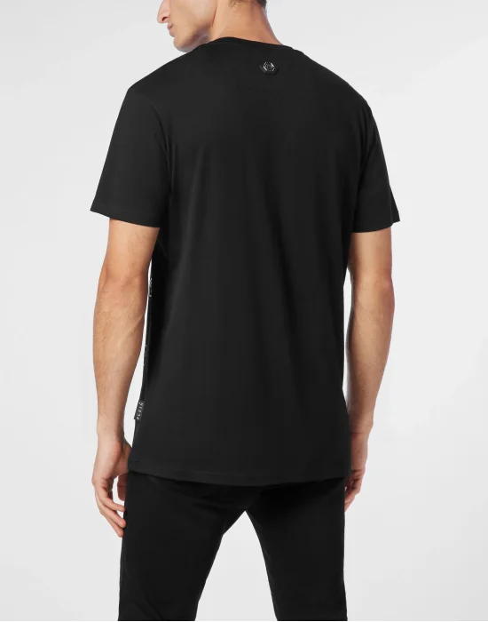 T-shirt Round Neck SS Skull strass