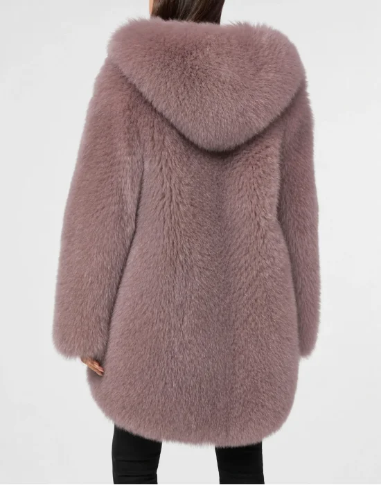 Fox Fur Oversize Jacket