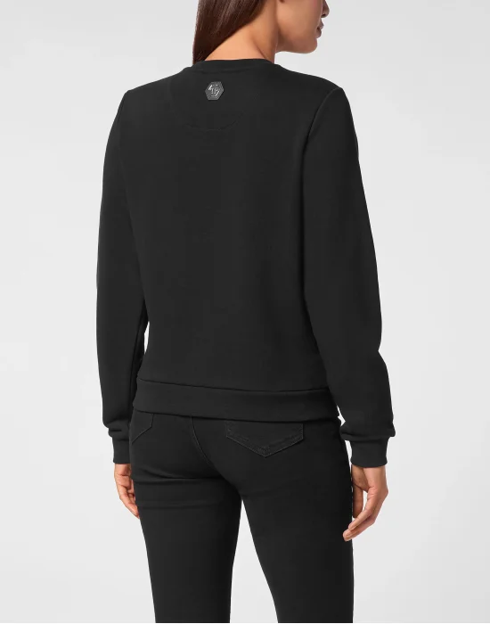 Sweatshirt Long-Sleeve Strass Teddy Bear
