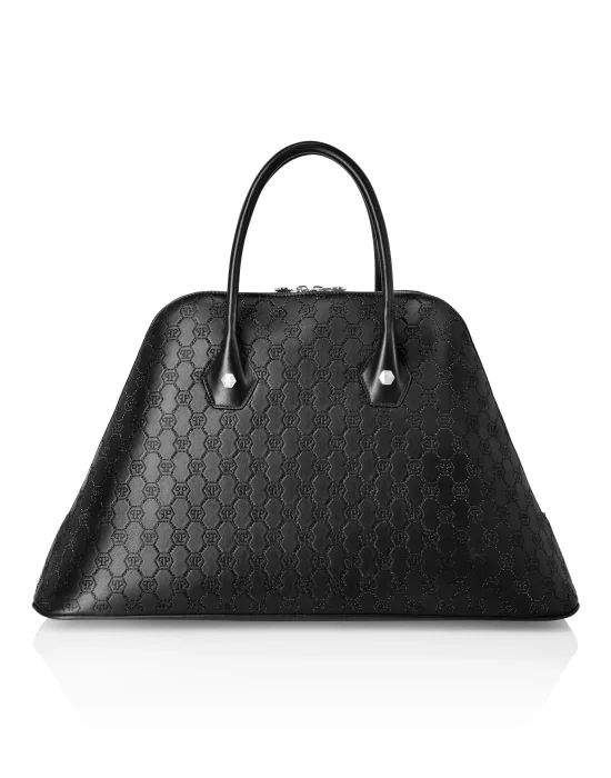 Philipp Plein Majestic Handbag Monogram Large