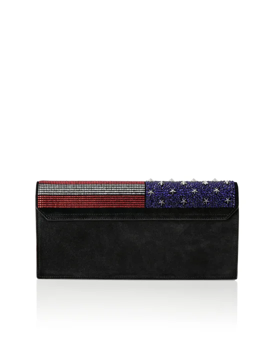 Eagle Clutch Strass US Flag
