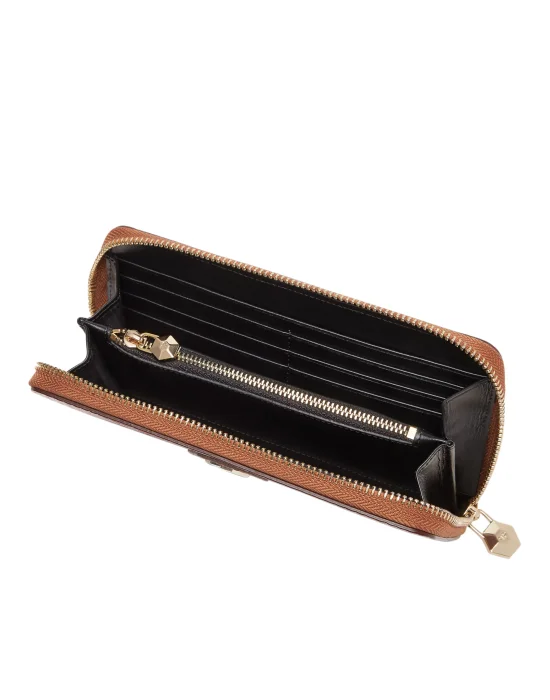 Rounded Zip Wallet Cocco Shiny