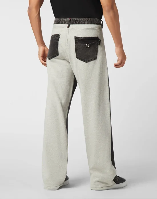 Denim & Fleece Trousers Beach Boy Fit