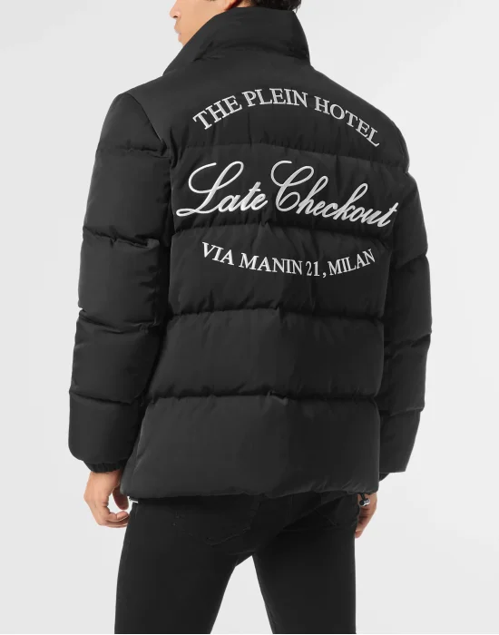 Nylon Puffer Jacket Late Checkout