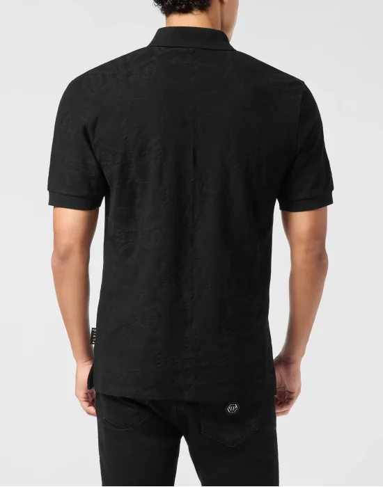 Polo T-Shirt Jacquard Crest