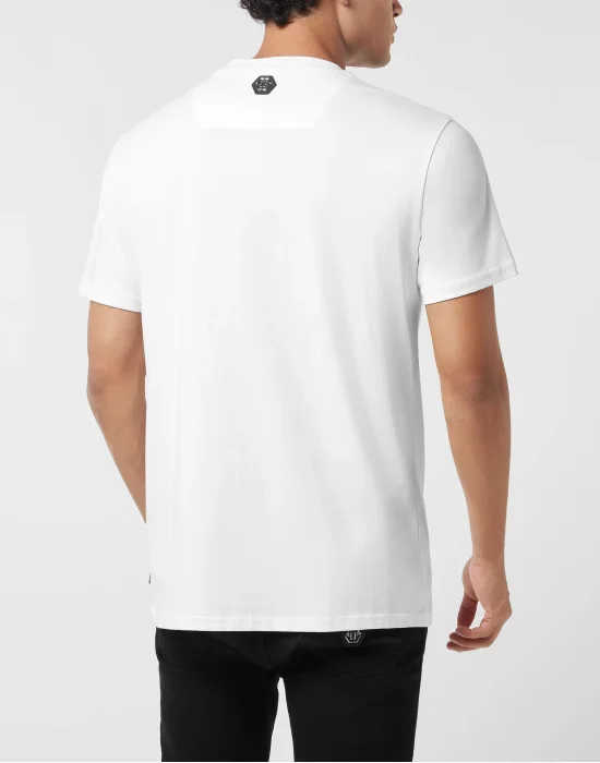 Round Neck T-Shirt Skull America