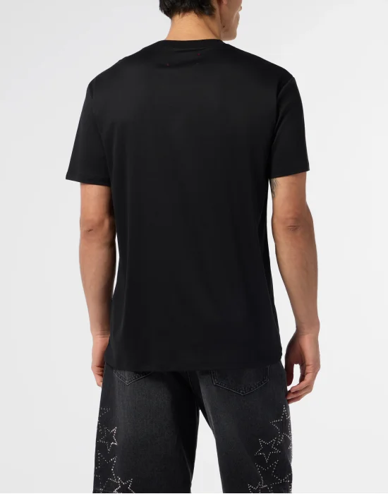Basic Round Neck T-Shirt Skull