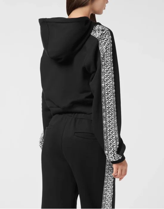Cropped Hoodie Crystal