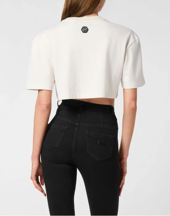 Cropped T-Shirt Breakfast in Bed Crystal