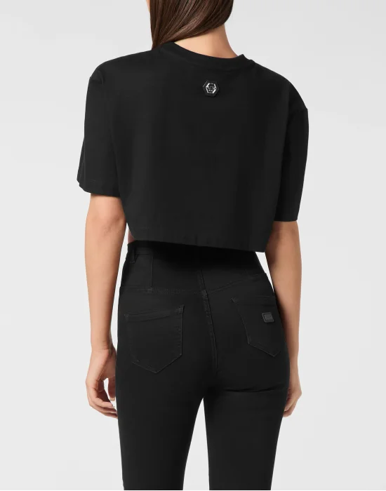 Cropped T-Shirt Breakfast in Bed Crystal