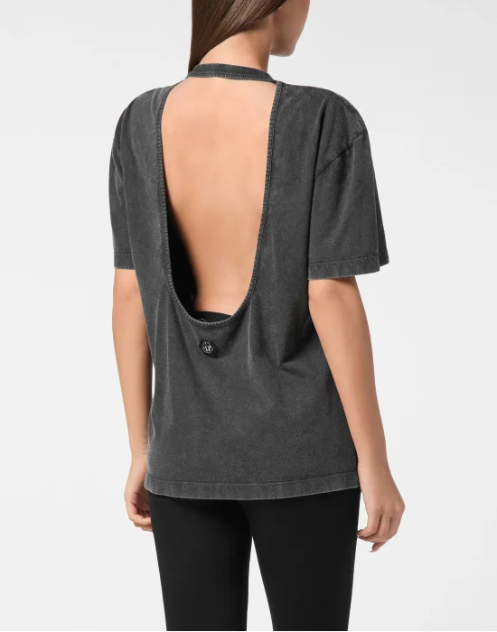 Open Back Man Fit T-Shirt Love Plein