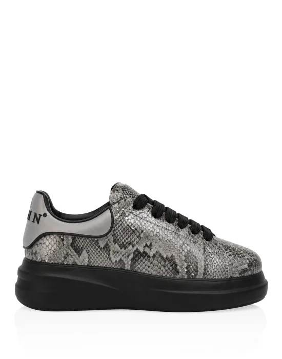 Low Top Sneakers Roccia Python Print