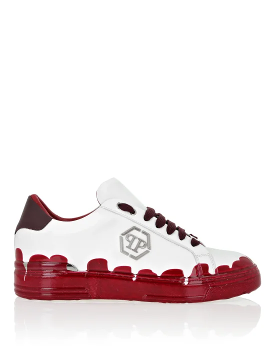 Nappa Leather Low Top Sneakers Carson Paint
