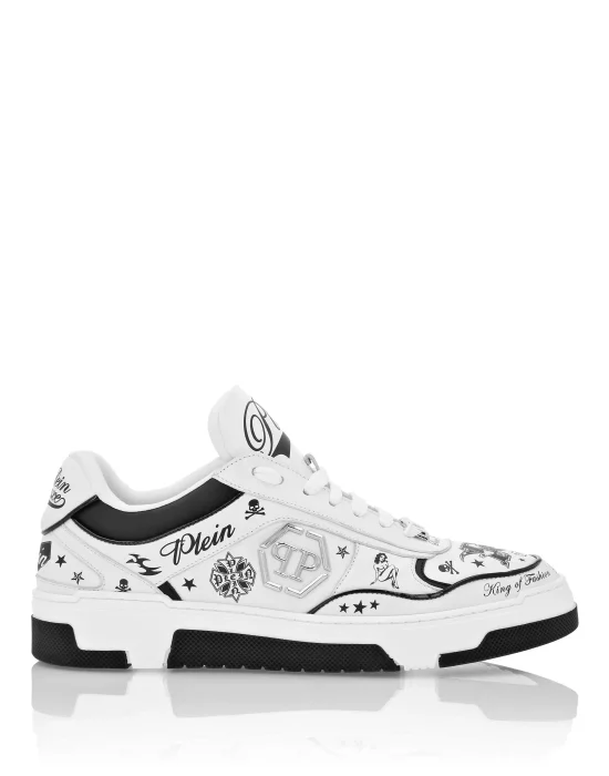 Nappa Leather Low Top Sneakers All-Over Plein