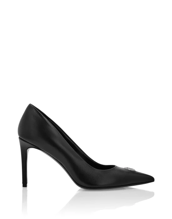 Nappa Leather Decollete High Heels Crystal Fatale 9