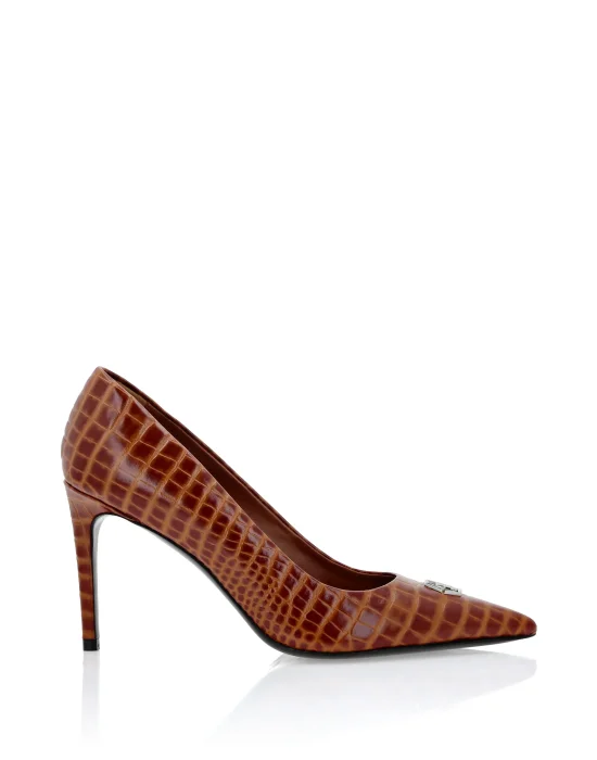 Decollete Mid-Heels 9 Cocco Hexagon