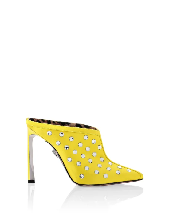 mules Hi-Heels Crystal