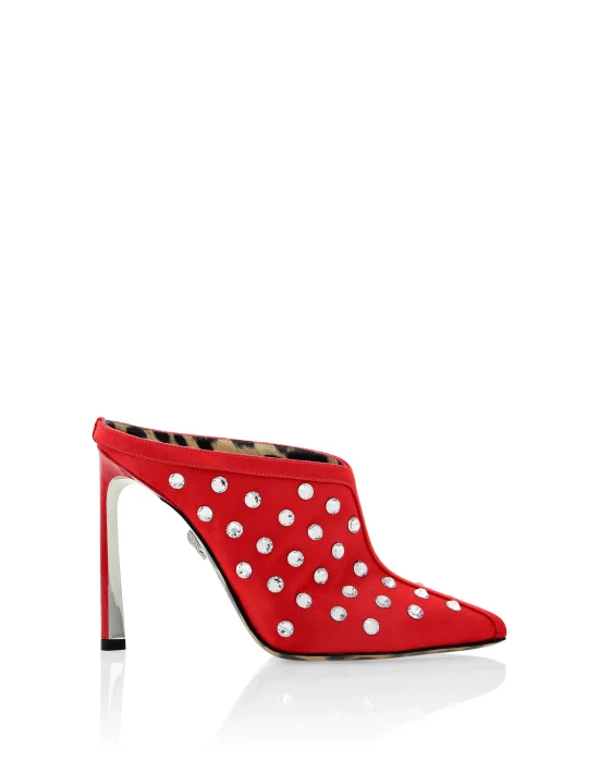 mules Hi-Heels Crystal