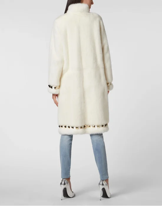 Long Fur Mink Coat