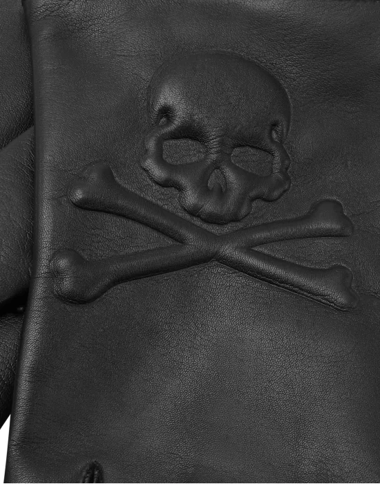 Nappa Mid-Gloves Skull&Bones
