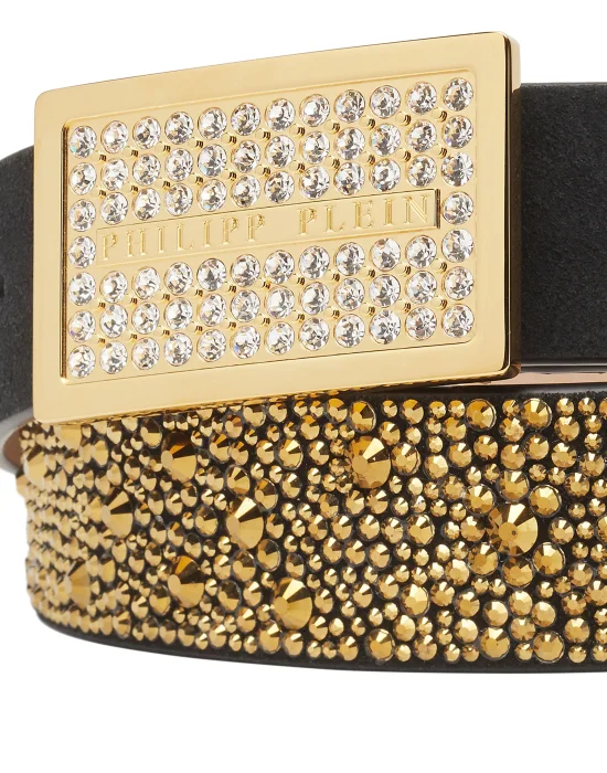 Leopard Leather Belt