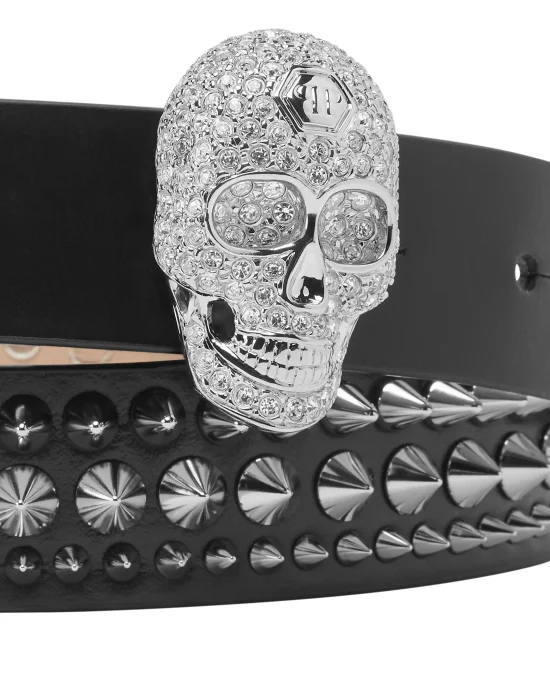 Leather Belt Skull