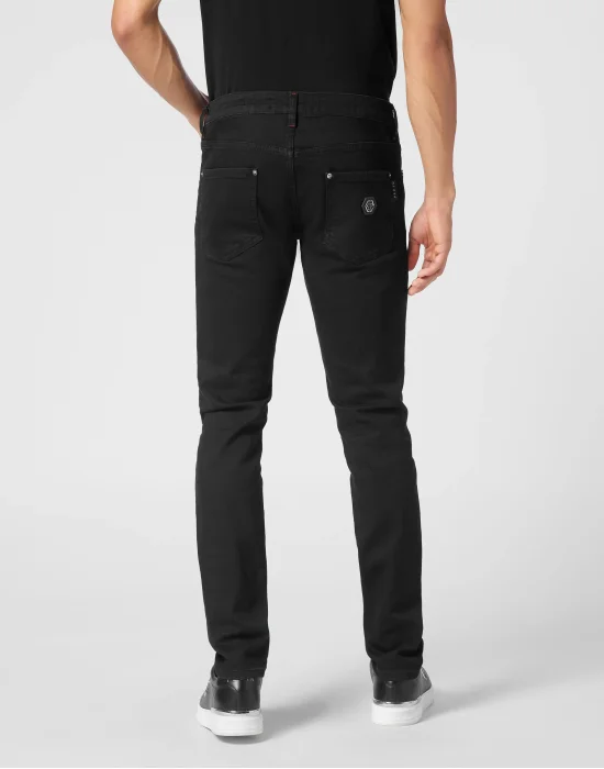 Denim Super Basic Straight Trousers
