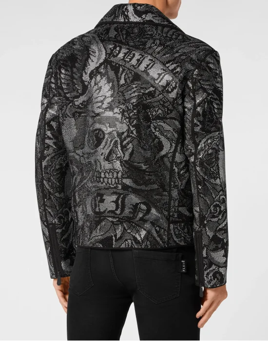 Suede Biker Jacket Tattoo