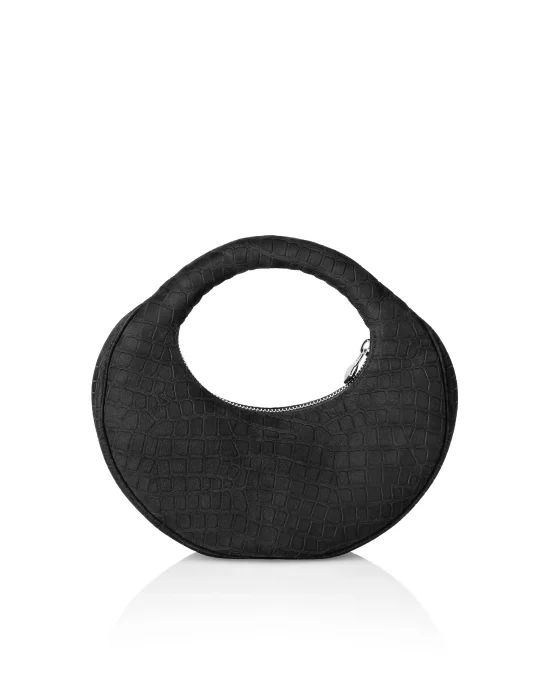 Medium Nubuck Moon Bag