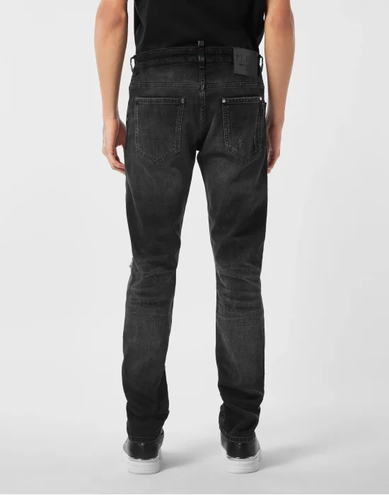 Super Straight Cut Jeans Plein