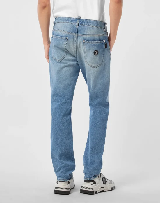 Super Straight Cut Jeans Plein