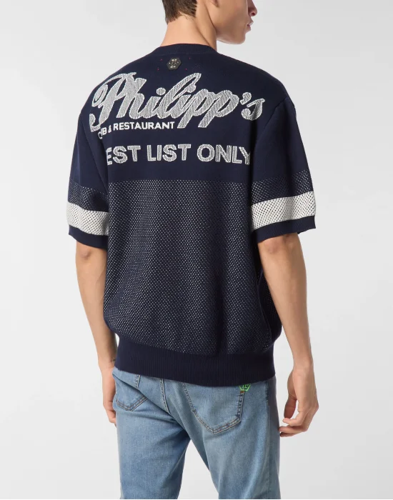 Cotton Knited T-Shirt Signature