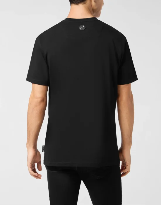 Embroidered Round Neck T-Shirt Teddy Bear