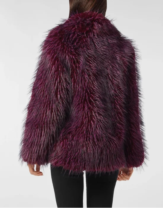 Eco Fur Short Coat