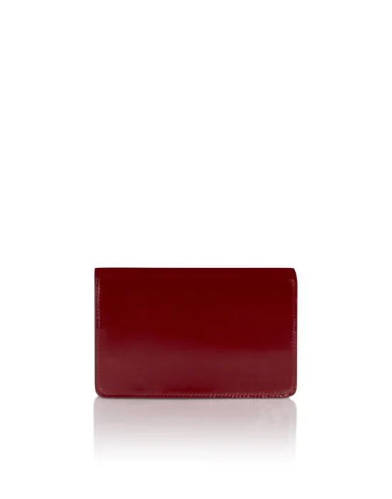 Patent Leather Shoulder Bag Hexagon