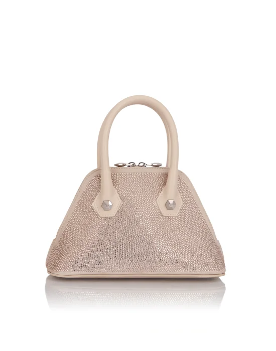 Satin Small Majestic Bag All-Over Strass