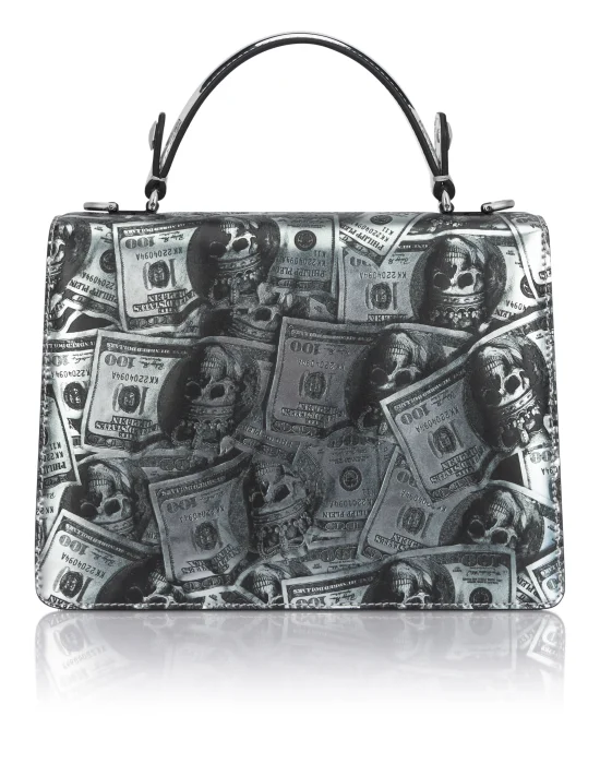 Small Handle Bag Superheroine Mirror Dollar