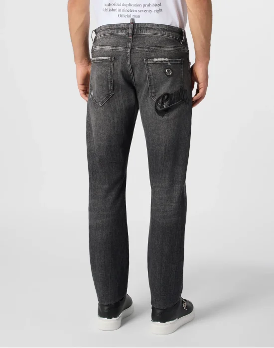 Super Straight Cut Jeans Plein Star