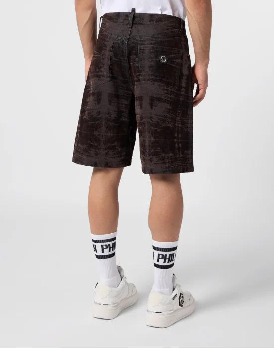 Formentera Fit Shorts Flock Tie-Dye