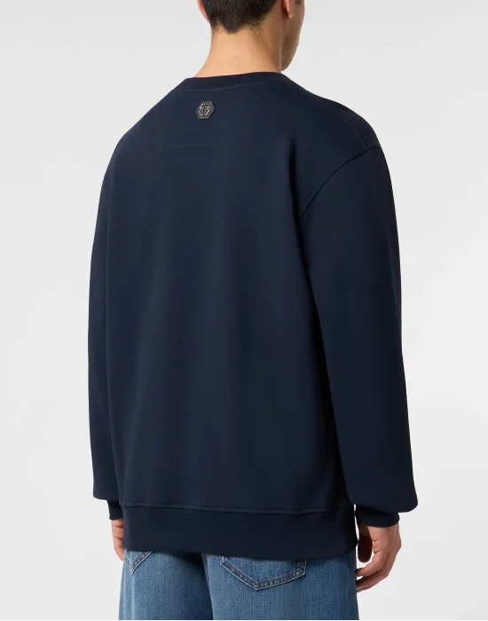 Round Neck Sweatshirt Logo