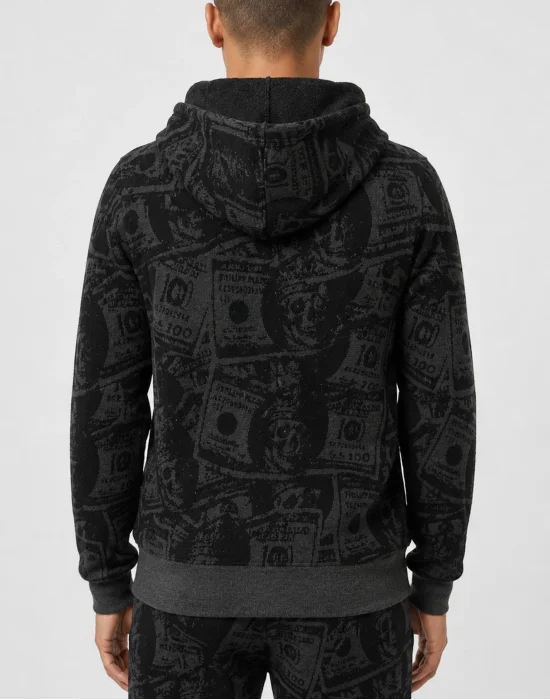 Knit Zip Hoodie All-Over Dollar