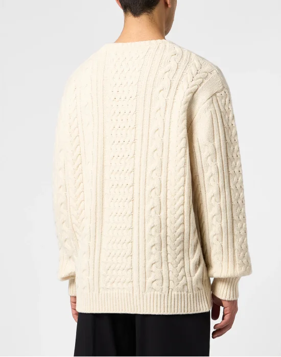 Wool Roundneck Pullover Plein Star