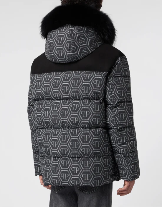 Nylon Parka Jacket Monogram