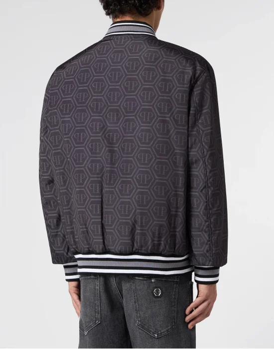 Nylon Bomber All-Over Monogram