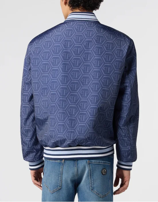 Nylon Bomber All-Over Monogram