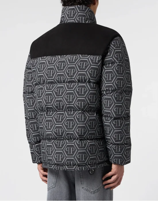 Nylon Puffer Jacket Monogram