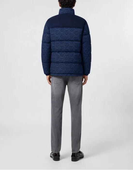 Nylon Puffer Jacket Monogram