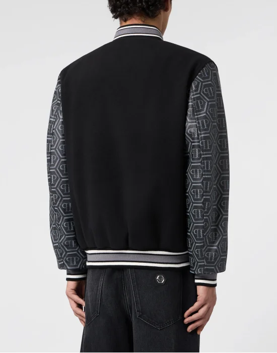 Bomber Jacket Monogram Sleeves