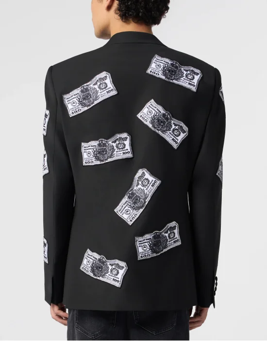 Blazer Plein Dollars Strass
