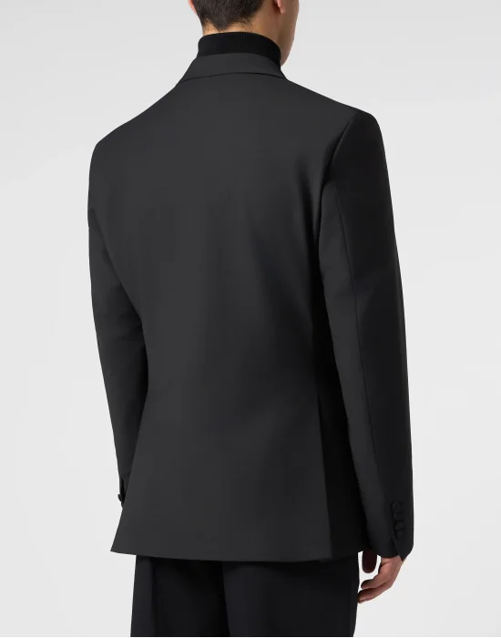 Blazer With Lapel Studs